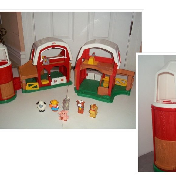 LOT Little People Fisher Price Farm Barn Animals & Sounds People + More - Picture 1 of 4